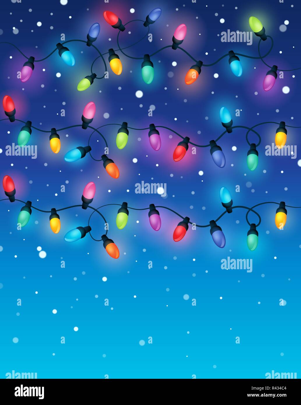 Christmas lights theme image 2 Stock Photo Alamy