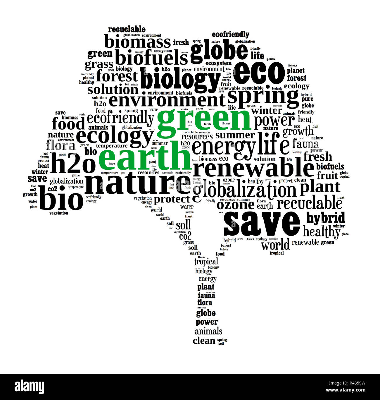 Green Earth Illustration Concept Stock Photo Alamy