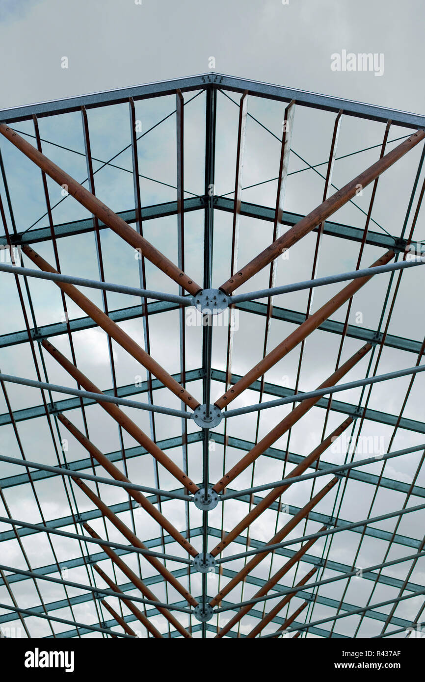 Modern glass roof Stock Photo - Alamy