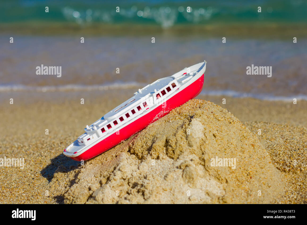 Children’s Toy Boat Stock Photo - Alamy