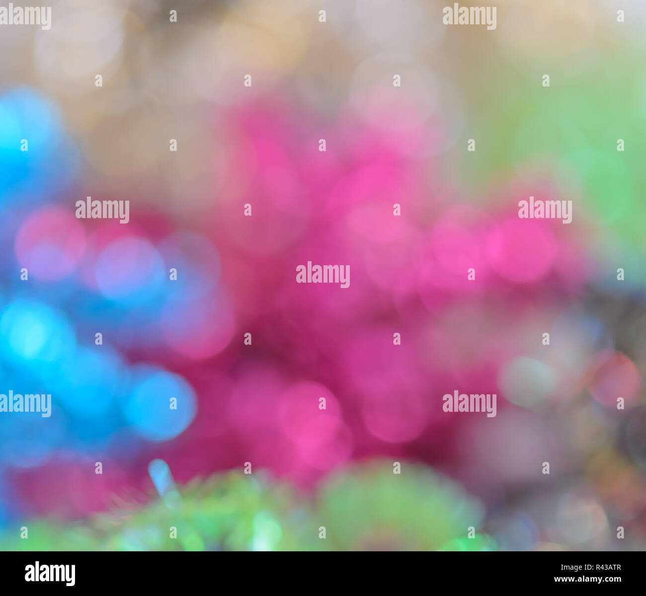 Colorful bokeh twinkling lights background Stock Photo - Alamy