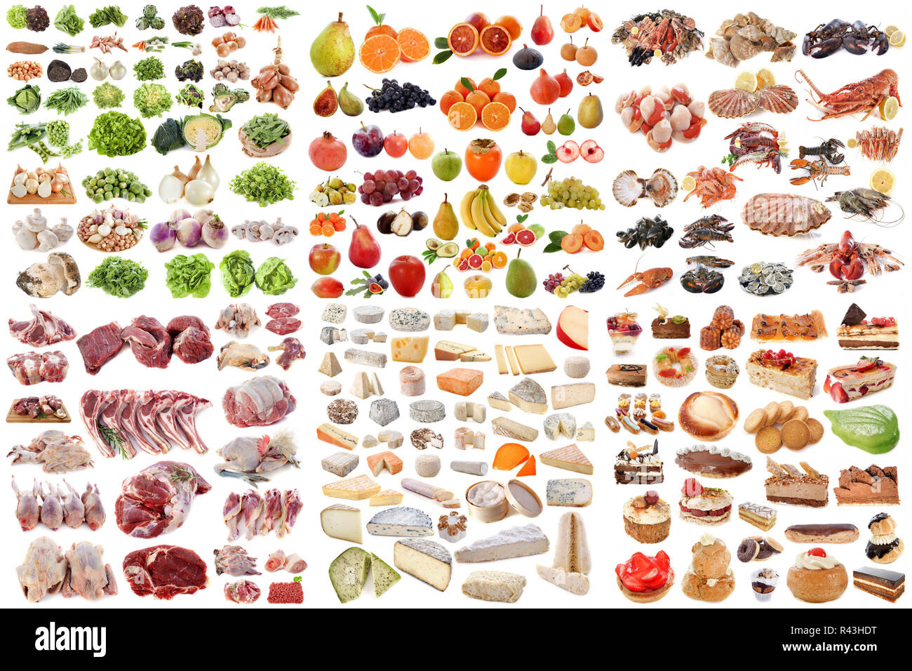 group of food Stock Photo