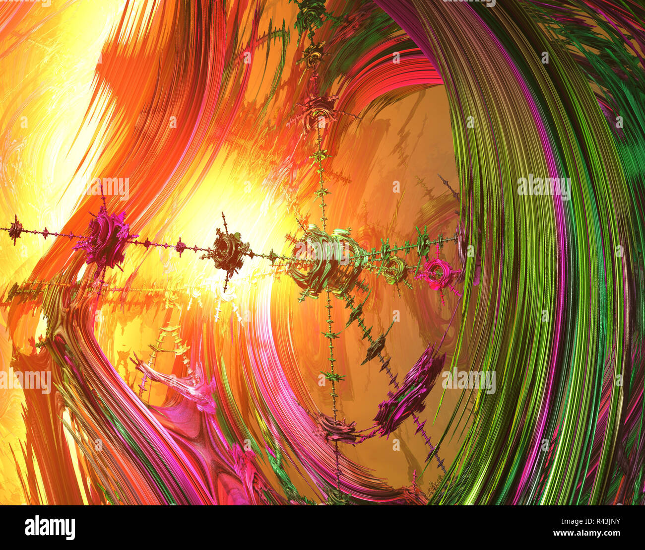 fractals computer graphics Stock Photo - Alamy