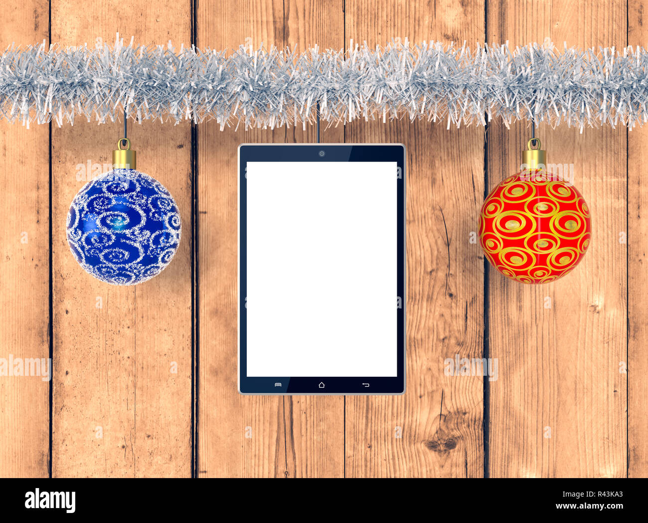 Christmas and technology Stock Photo - Alamy