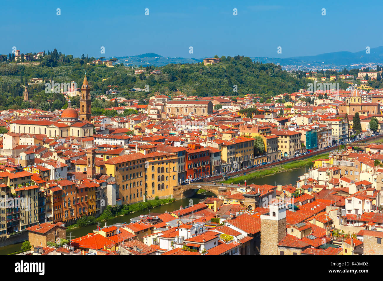 Oltrarno and Santo Spirito in Florence, Italy Stock Photo
