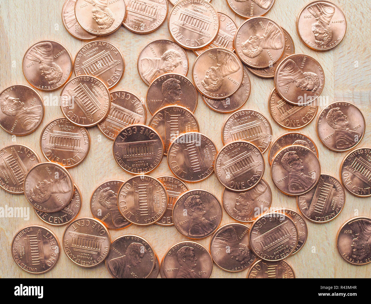 Usa 1 Cent Coin High Resolution Stock Photography And Images Alamy