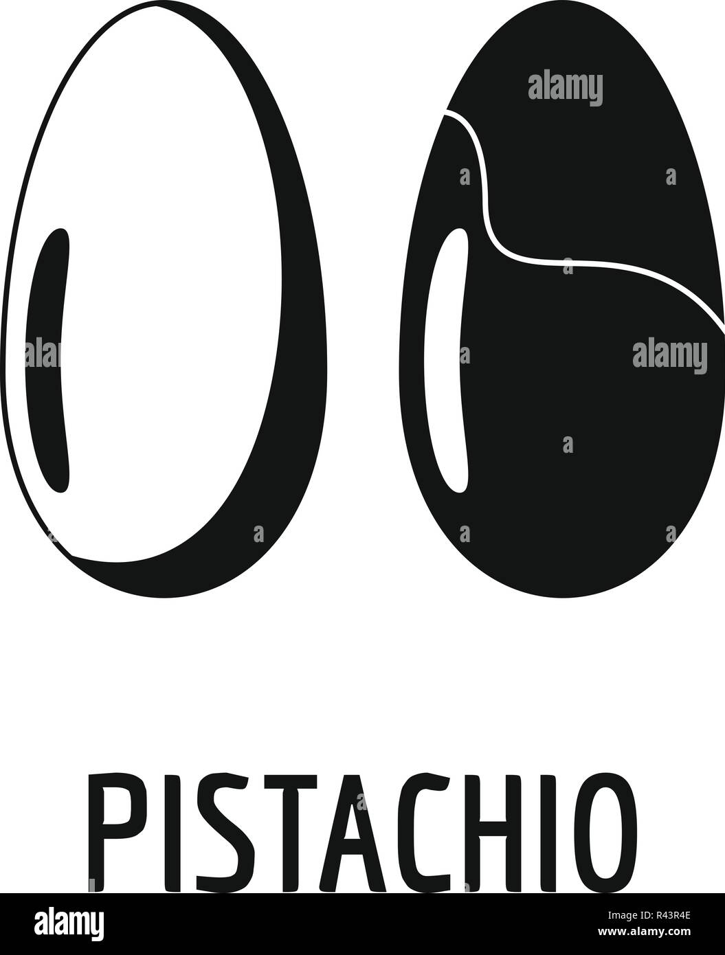 Pistachio icon. Simple illustration of pistachio vector icon for web