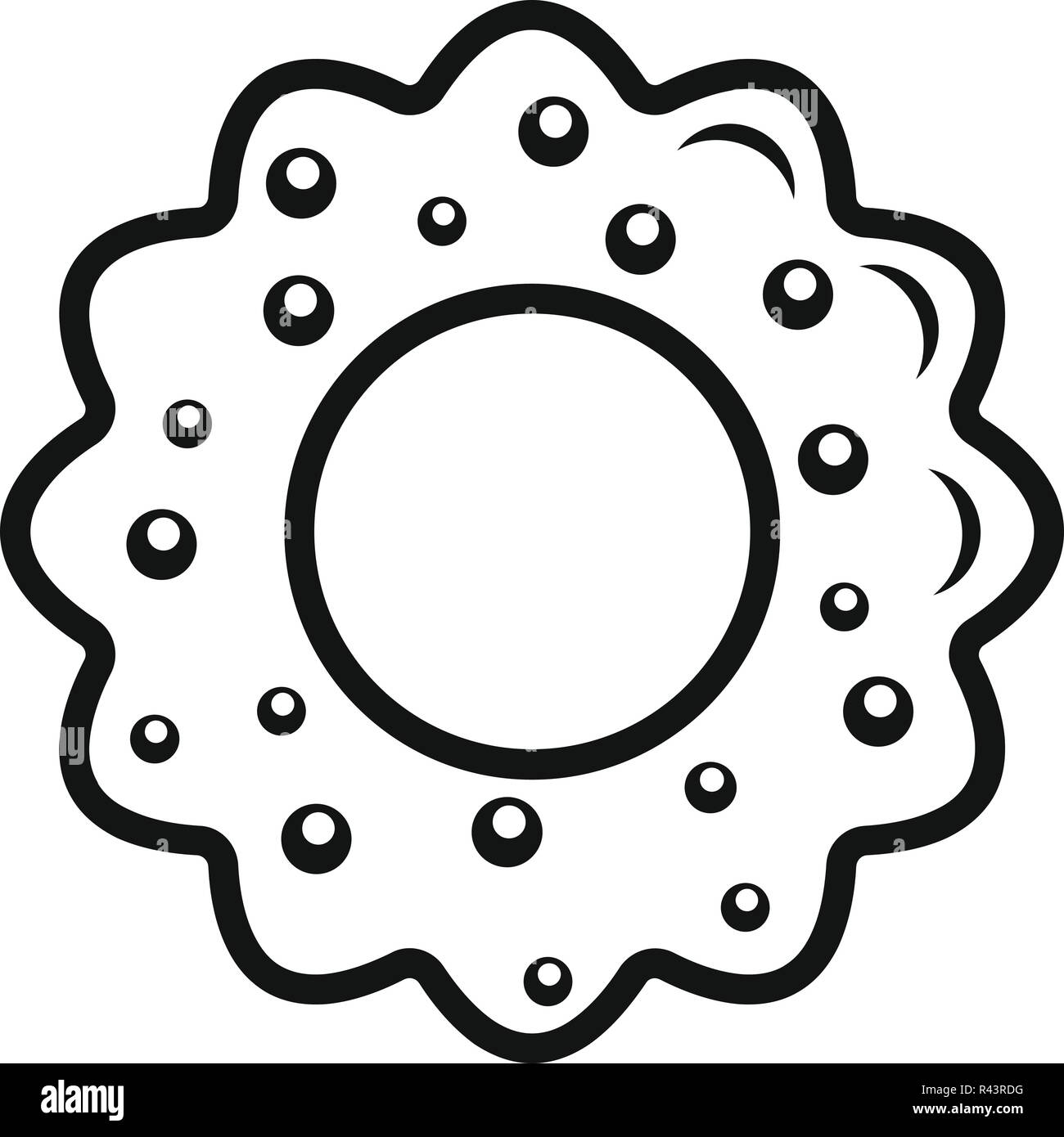 Star cake icon. Simple illustration of star cake vector icon for web ...