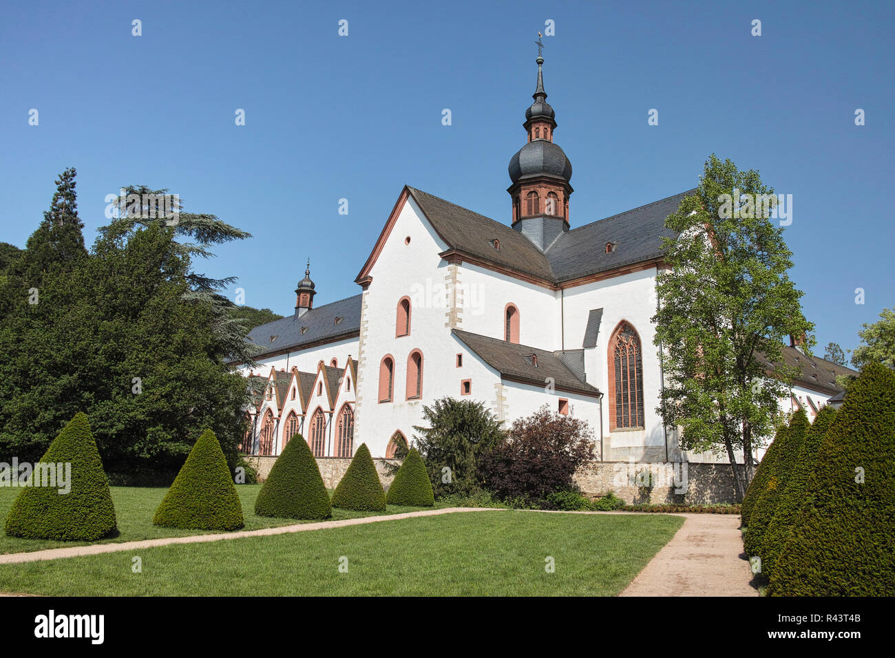 Monastery Eberbach, Rheingau Germany Stock Photo