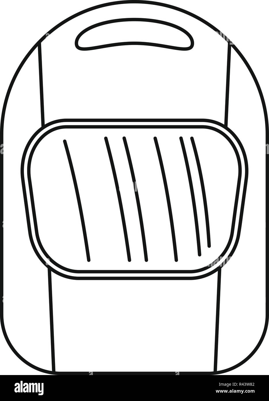 Welding helmet icon. Outline illustration of welding helmet vector icon