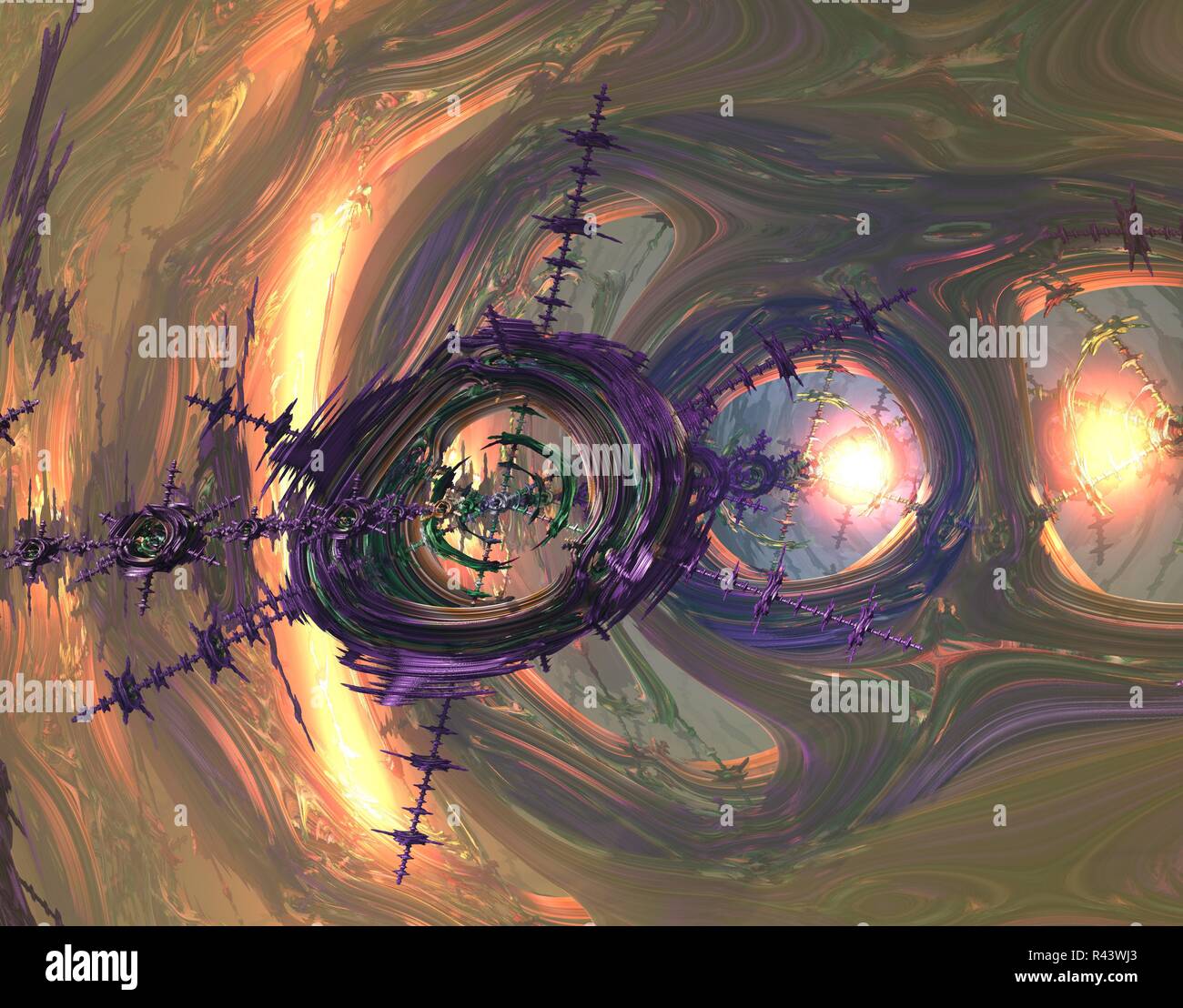 fractals computer graphics Stock Photo - Alamy