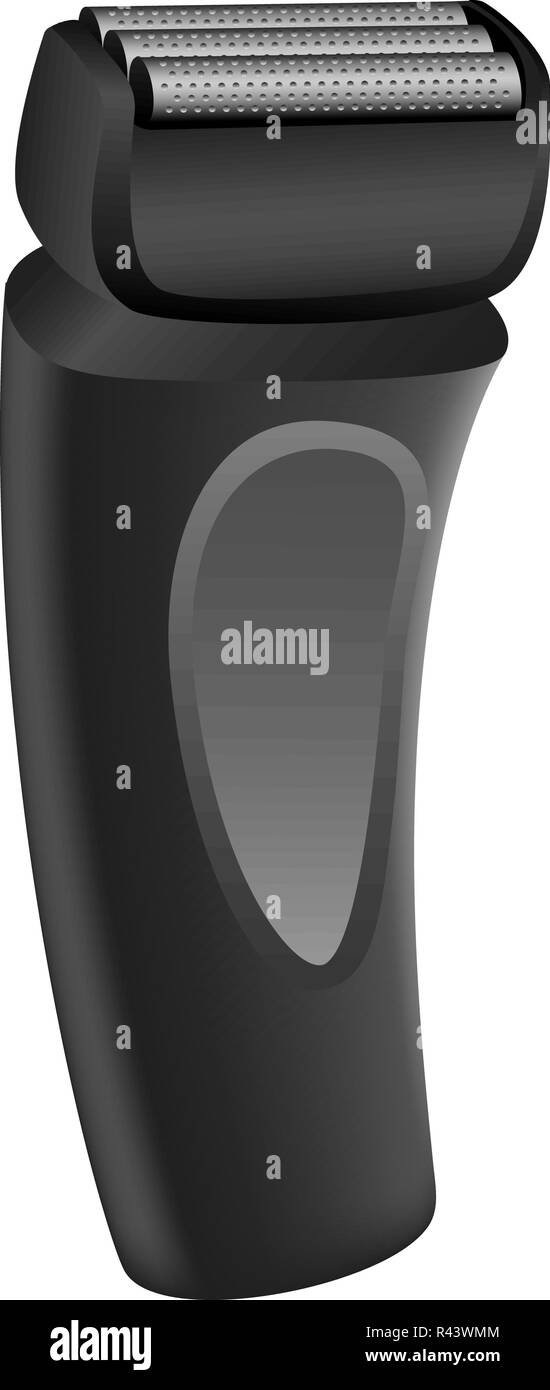 Electric shaver mockup. Realistic illustration of electric shaver