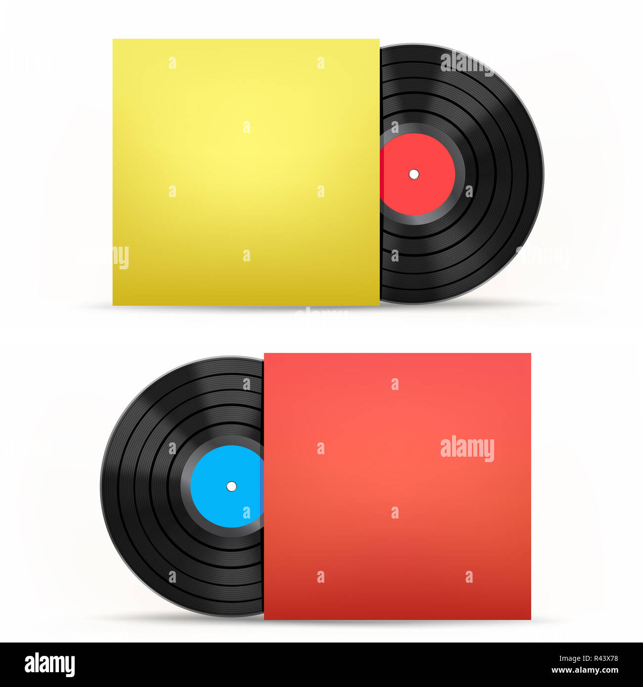 vinyl disc and cover Stock Photo Alamy