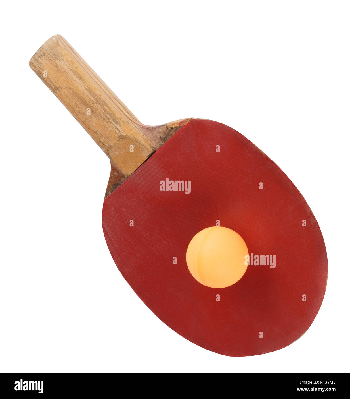 table tennis bat isolated Stock Photo Alamy
