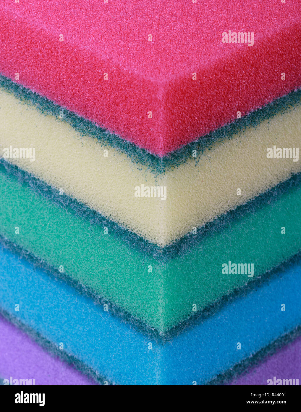 many foam rubber sponge Stock Photo Alamy