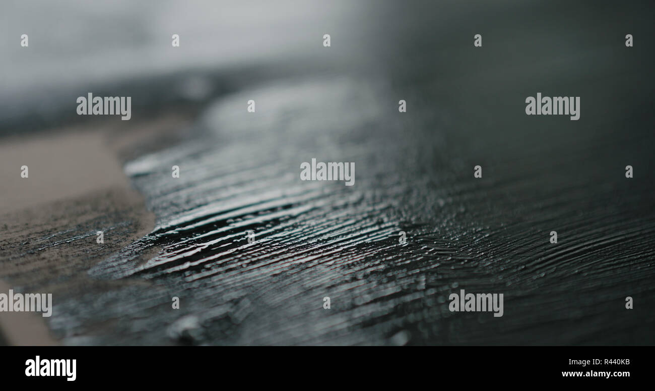 closeup of painted black plywood Stock Photo - Alamy
