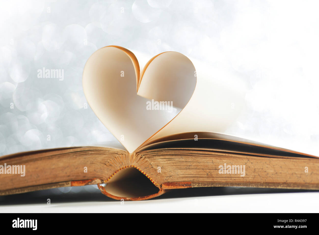Opened old book with empty pages Stock Photo by ©SusaZoom 119323060
