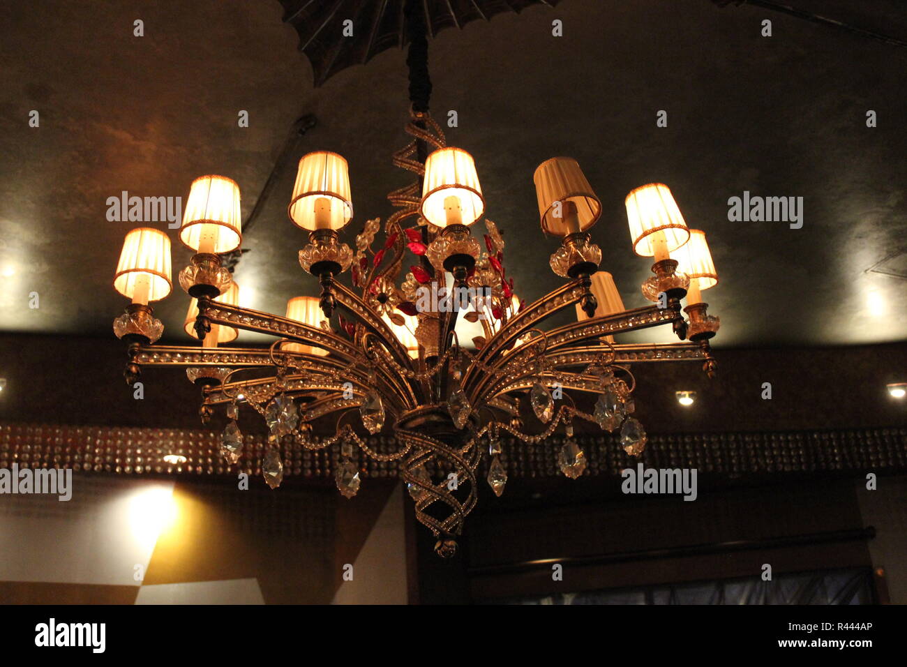 light fixtures at a number of tokyo restaurants Stock Photo