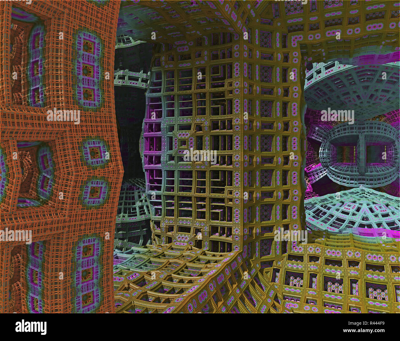 fractals computer graphics Stock Photo - Alamy