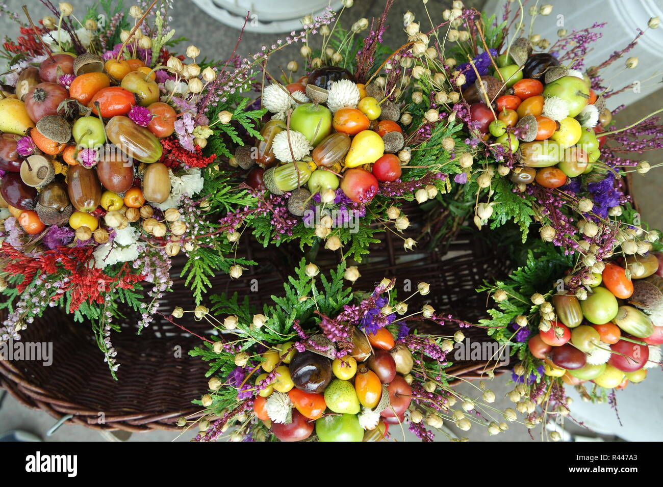 dry flower arrangements Stock Photo Alamy