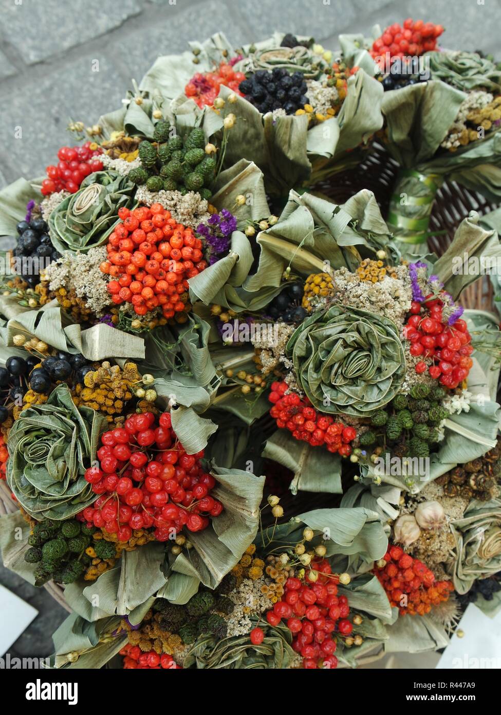 dry flower arrangements Stock Photo Alamy