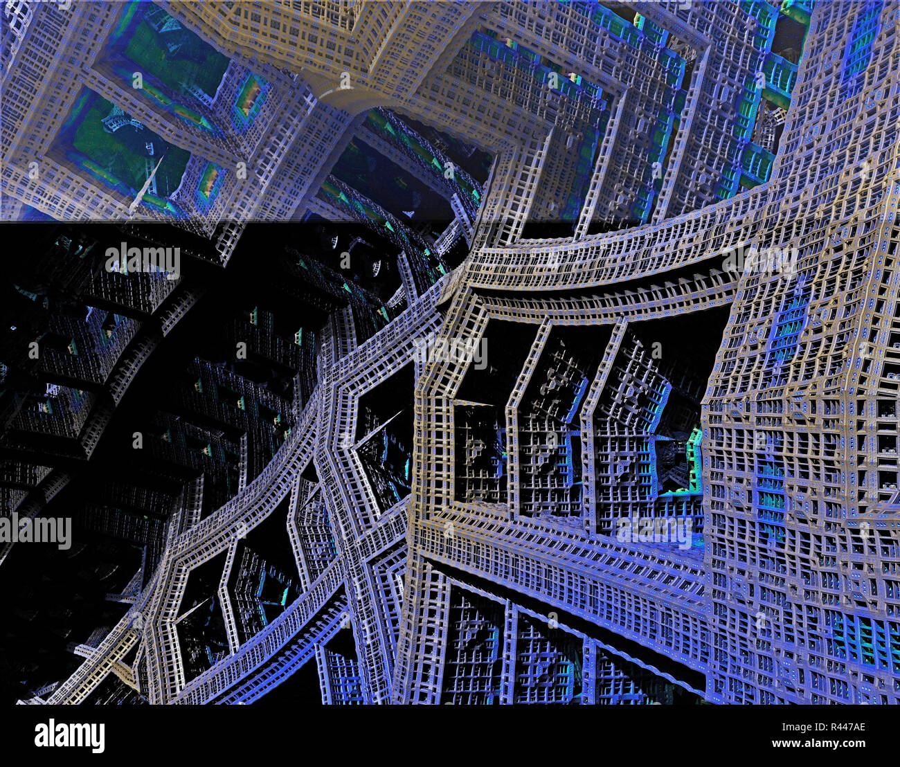 fractals computer graphics Stock Photo - Alamy
