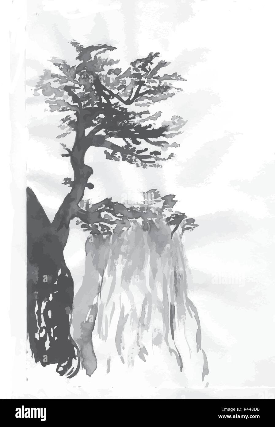 Chinese taoism nature painting hi-res stock photography and images - Alamy