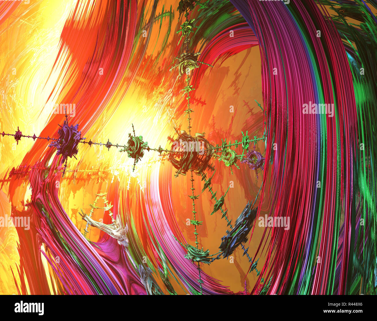 fractals computer graphics Stock Photo - Alamy