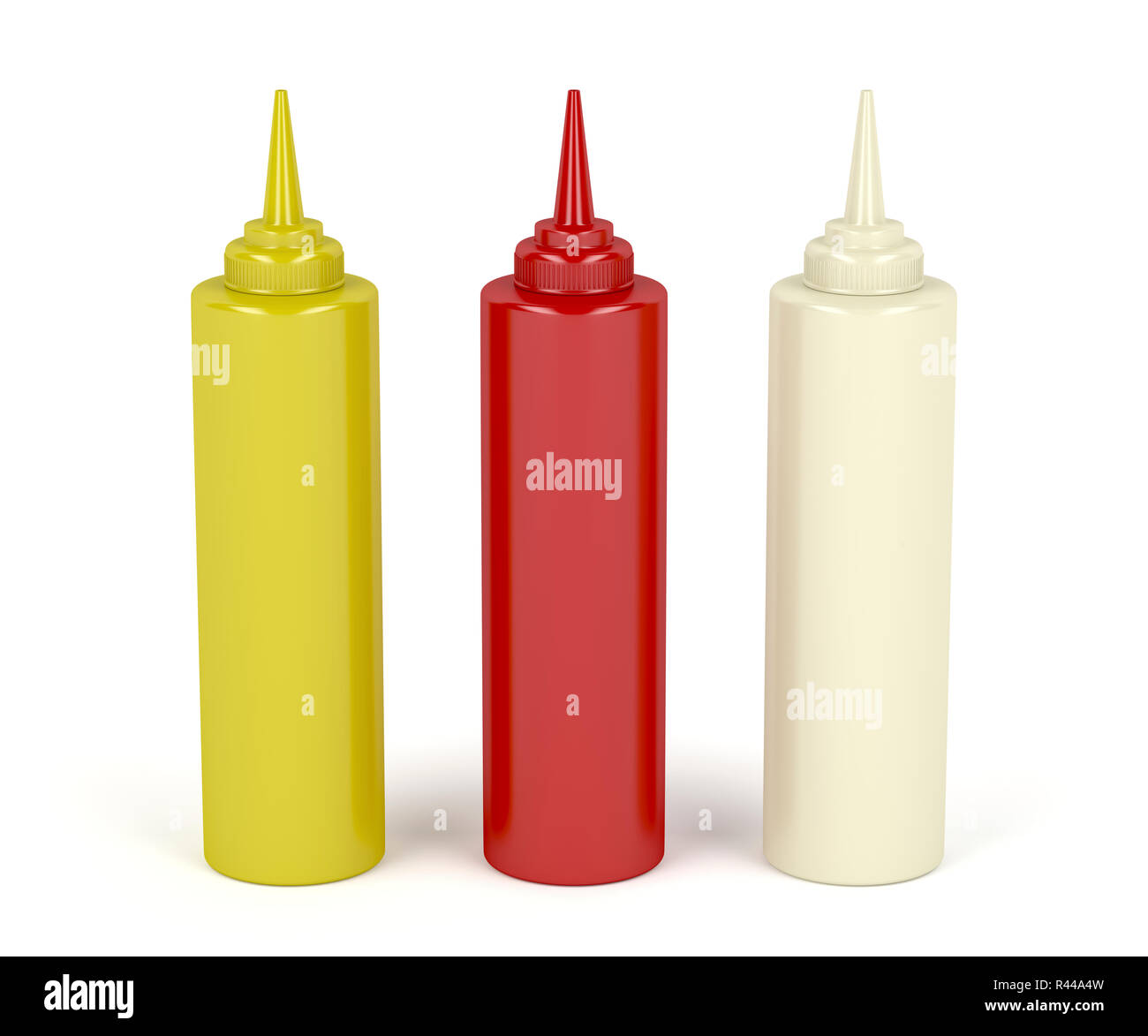 Mustard, ketchup and mayonnaise Stock Photo Alamy