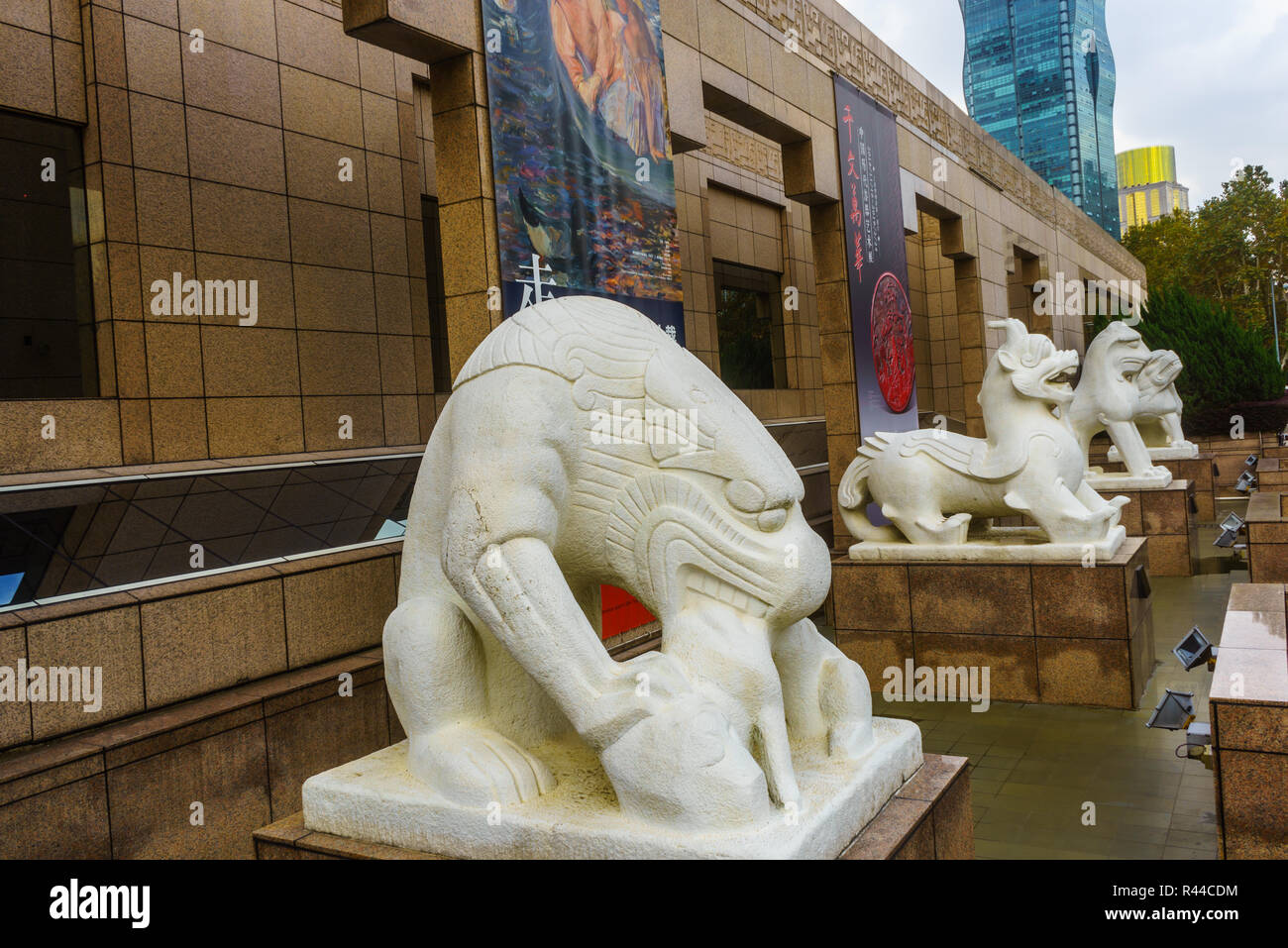 Shanghai Museum, Peoples Square, Shanghai, China Stock Photo