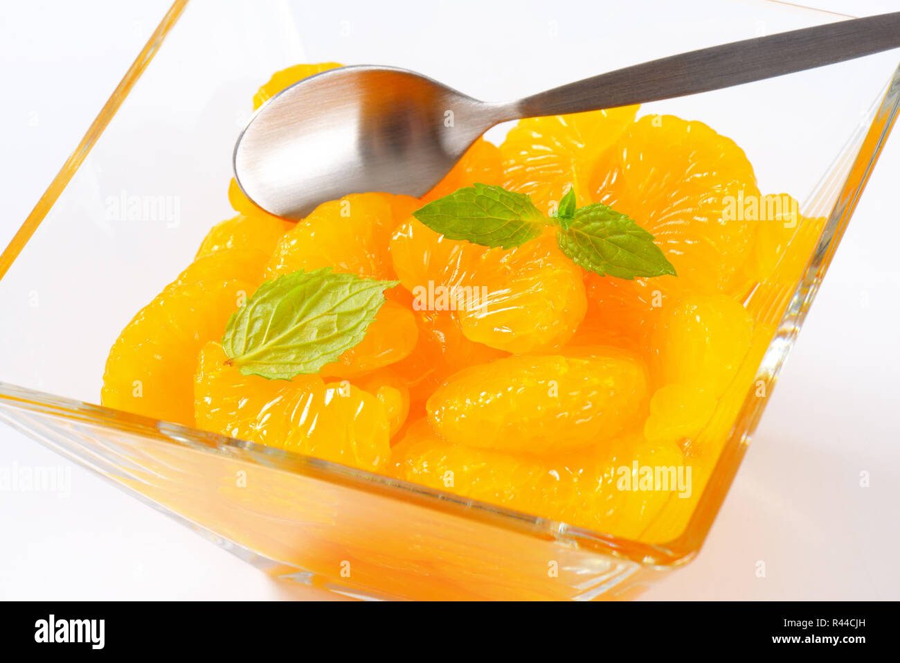 Canned Mandarin Oranges Stock Photo Alamy