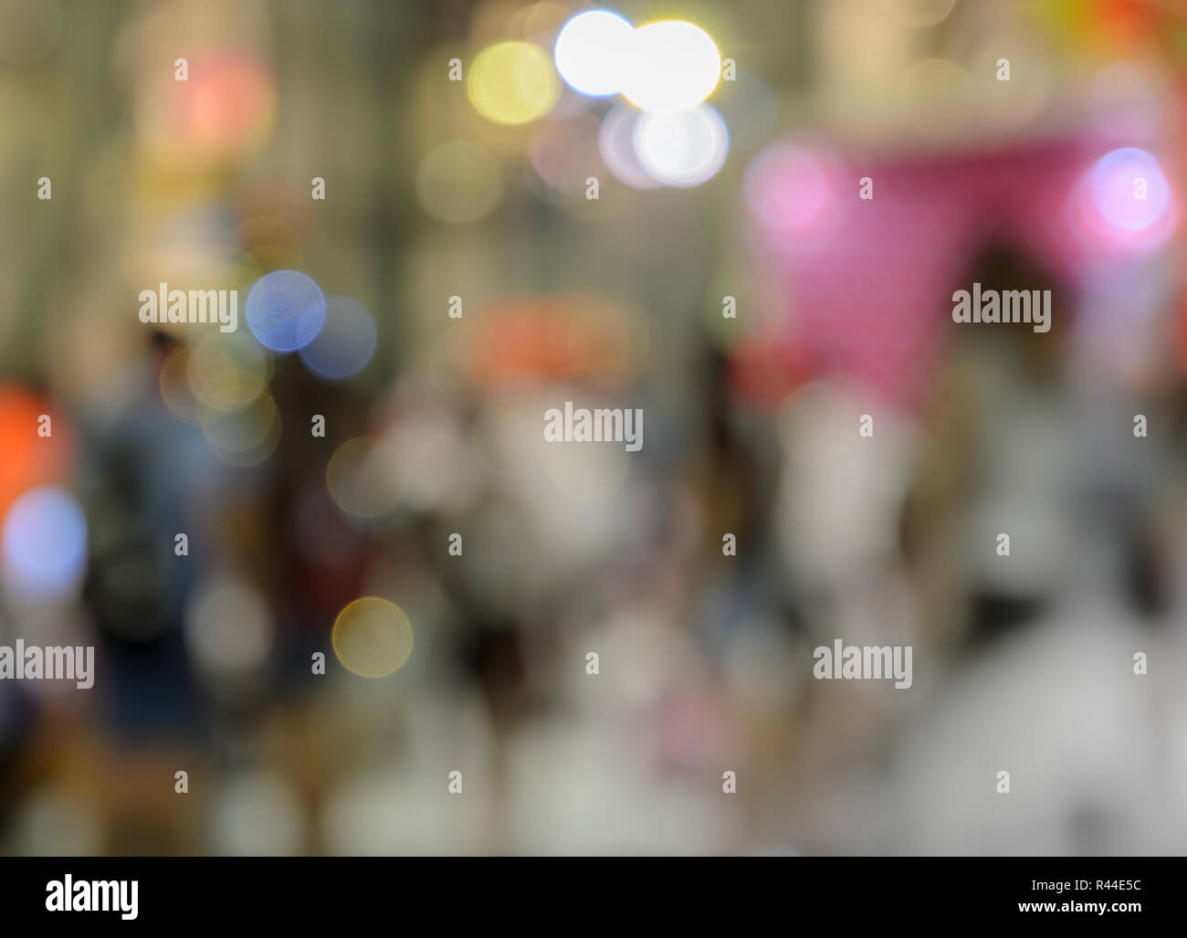 Colorful bokeh city light up background Stock Photo Alamy