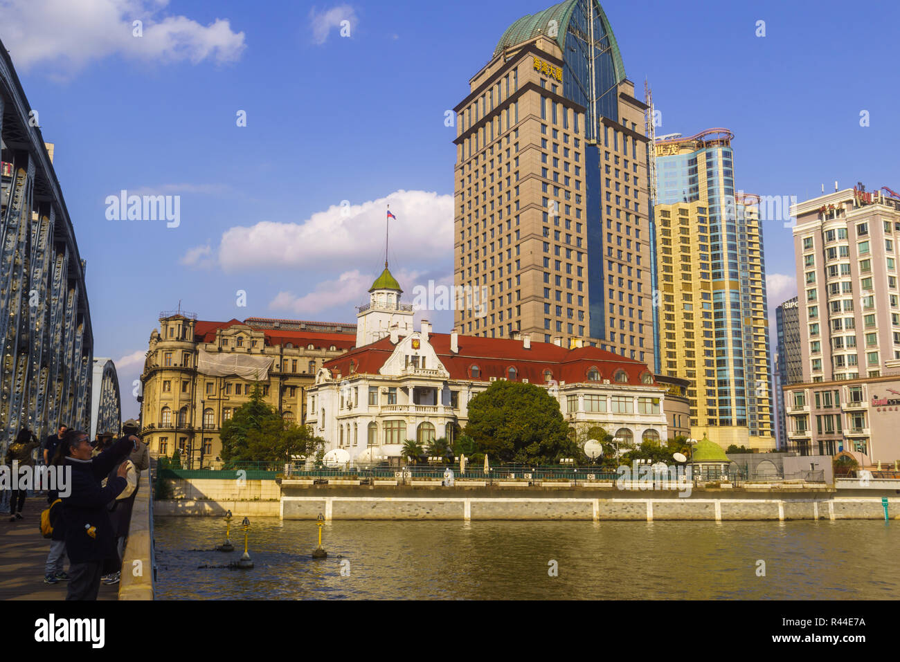 Consulate-General of Russia in Shanghai, China. Stock Photo