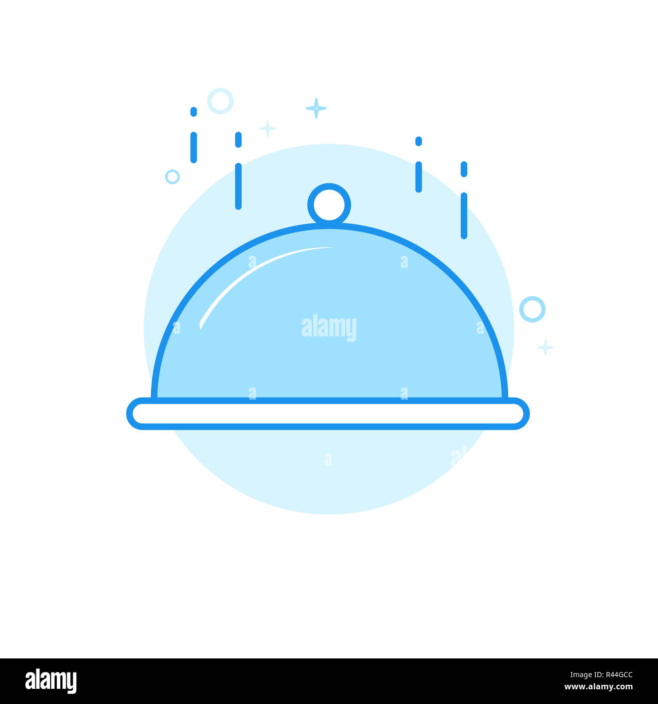 Christmas Dinner, Festive Table Flat Icon. New Year Celebrations Symbol ...