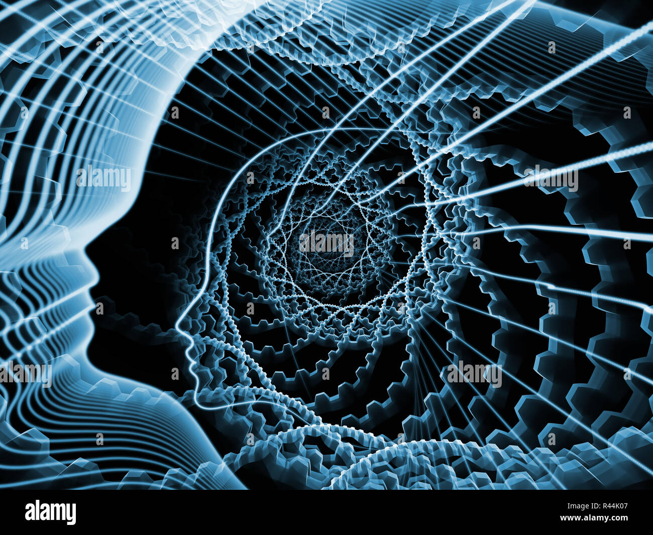 Visualization of Soul and Mind Stock Photo - Alamy