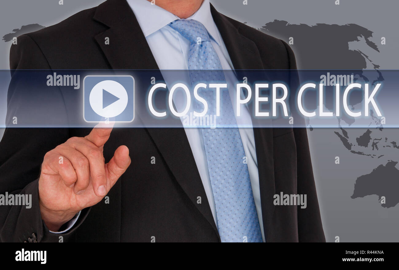 Cost Per Click Stock Photo Alamy   Cost Per Click R44KNA 