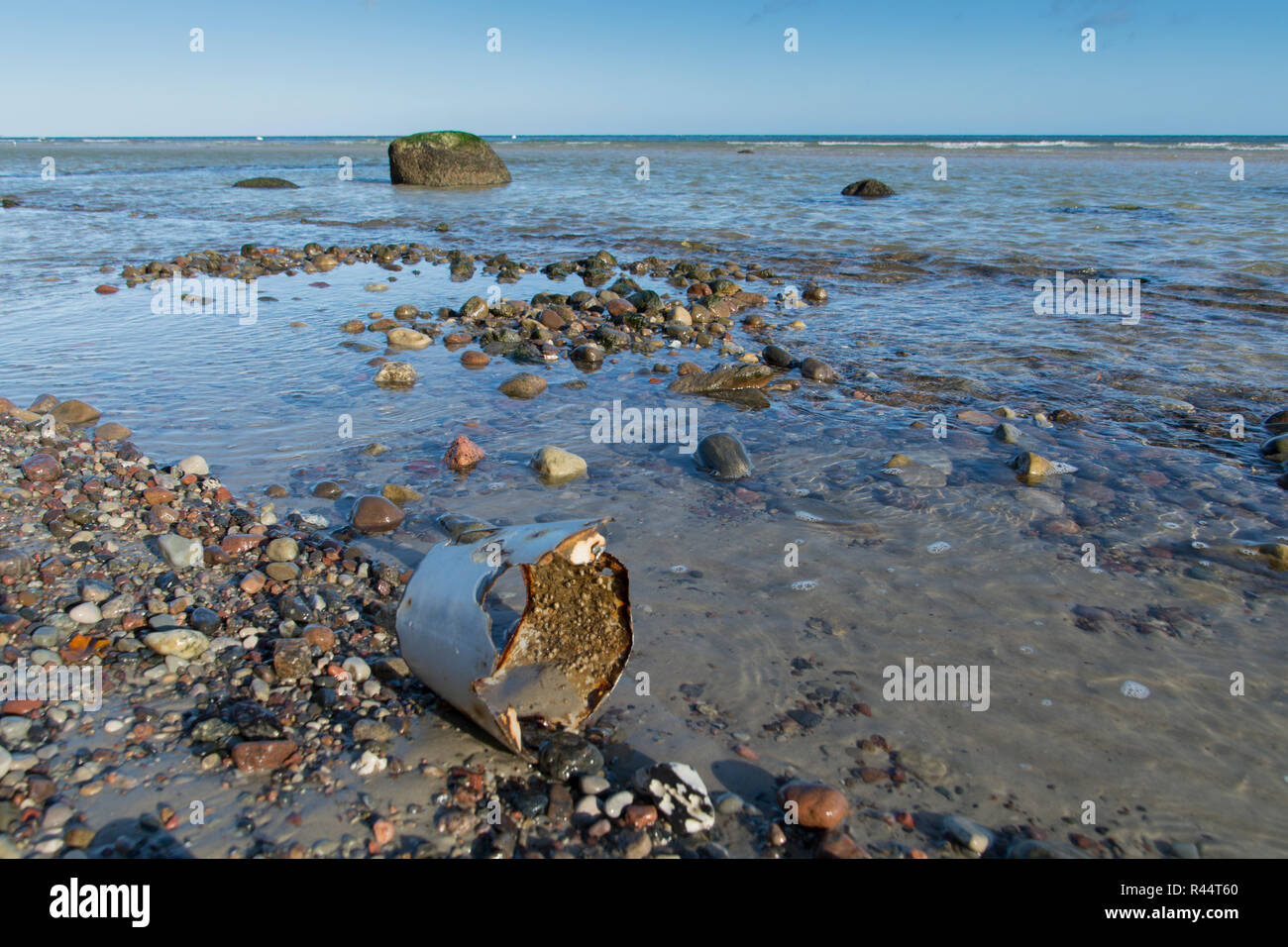 beach in sellin Stock Photo