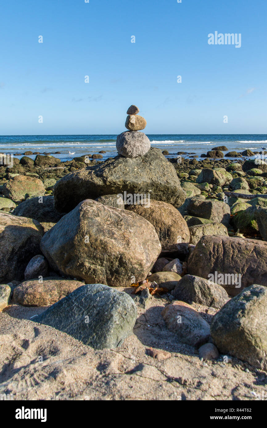 beach in sellin Stock Photo