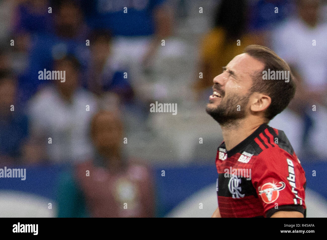 Mg Belo Horizonte 25 11 2018 Brasileirao A 2018 Cruzeiro X Flamengo Jogador Everton Ribeiro Do Flamengo Lamenta Chance Perdida Durante Partida Contra O Cruzeiro No Estadio Mineirao Pelo Campeonato