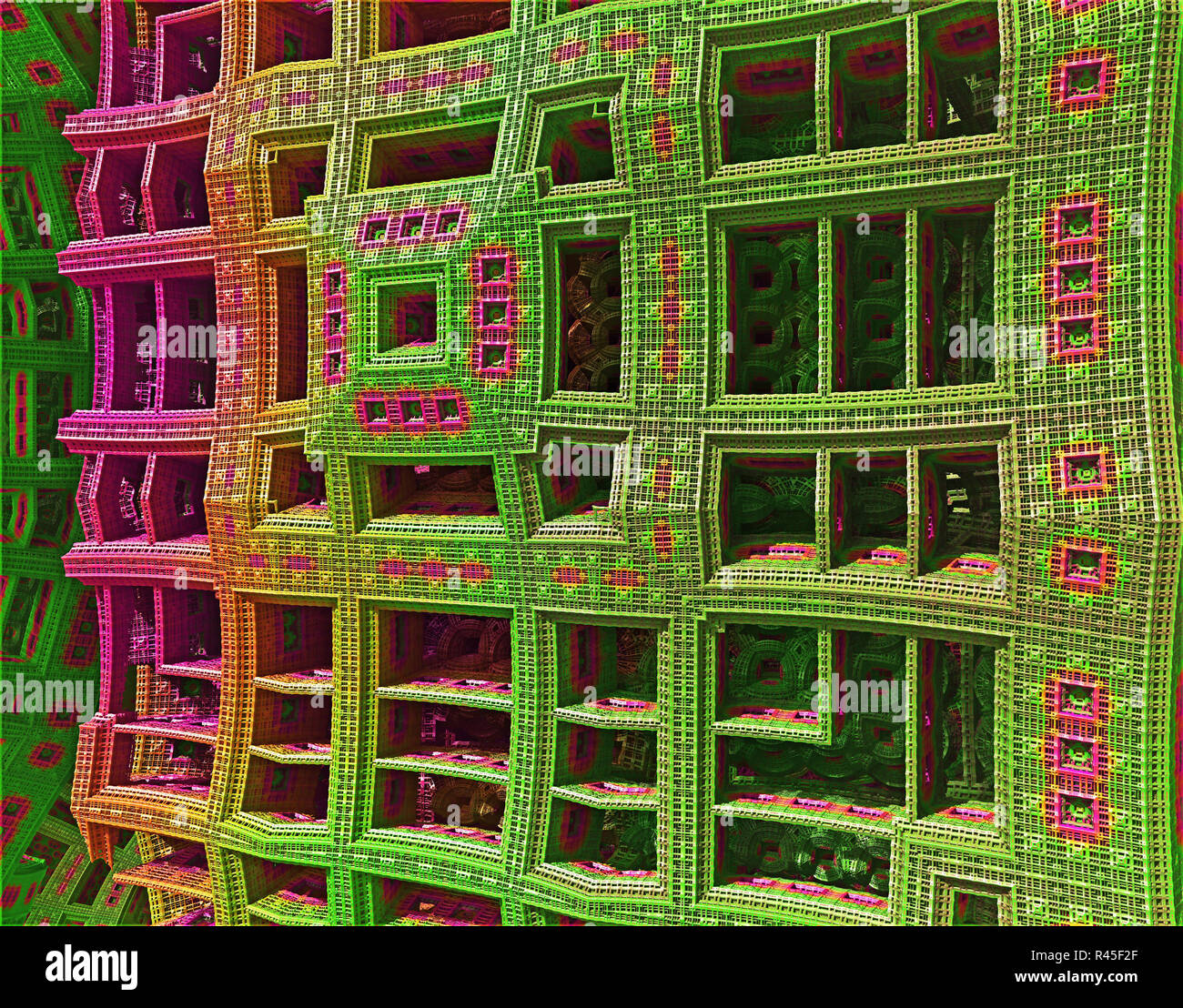 fractals computer graphics Stock Photo - Alamy