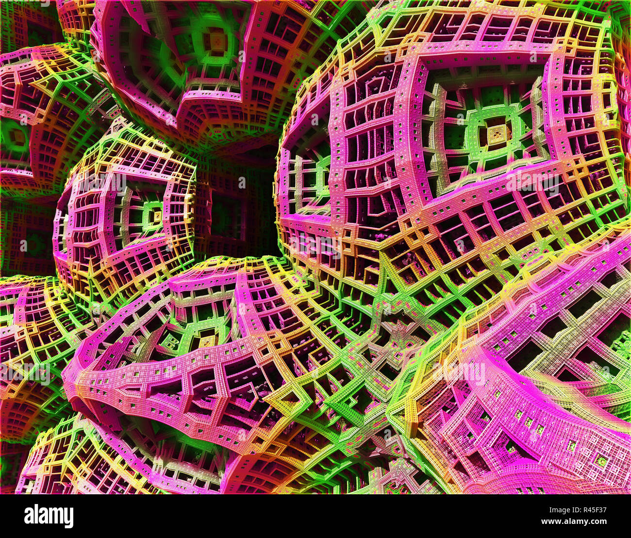 fractals computer graphics Stock Photo - Alamy