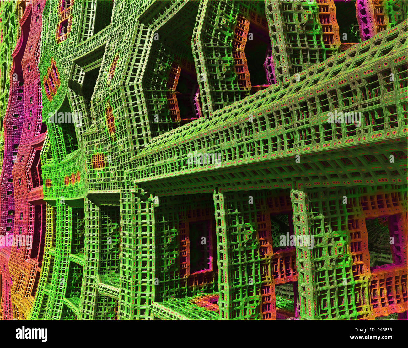 fractals computer graphics Stock Photo - Alamy