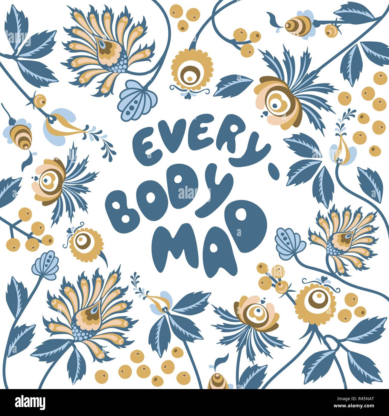 Everybody mad Stock Vector Images - Alamy