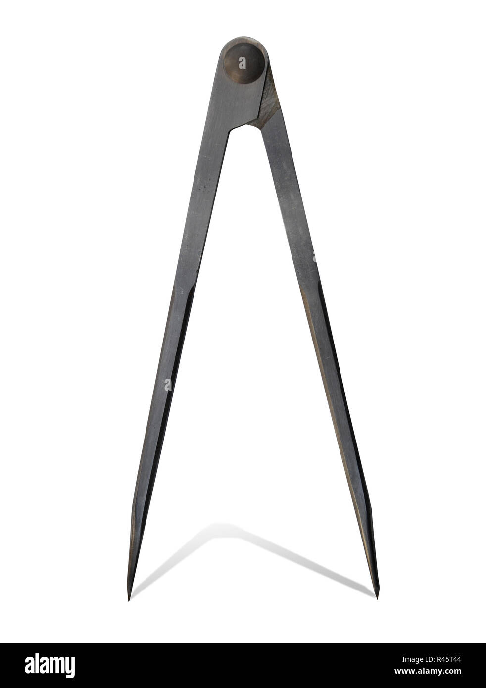 carpenter circle for handwork isolated craft construction Stock Photo