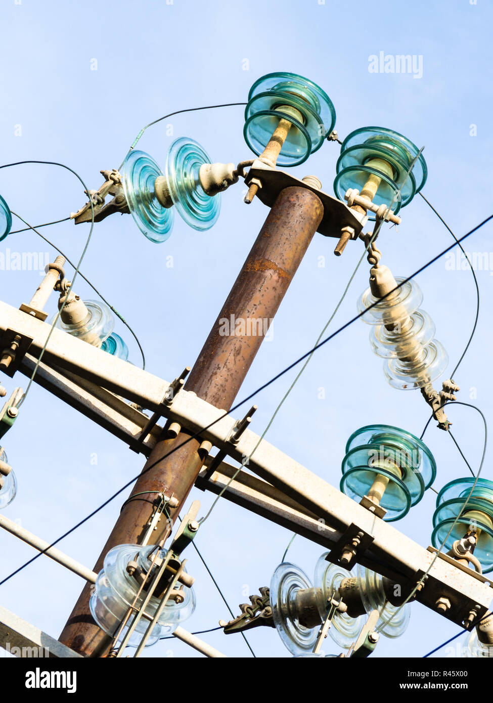 Particular of a Pylon Stock Photo