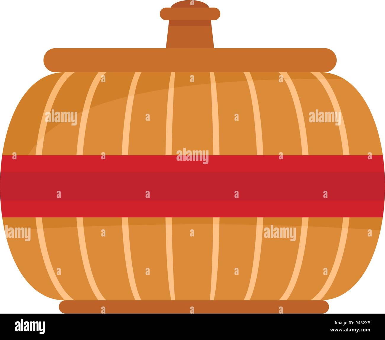 Asia vase icon. Flat illustration of asia vase vector icon for web ...
