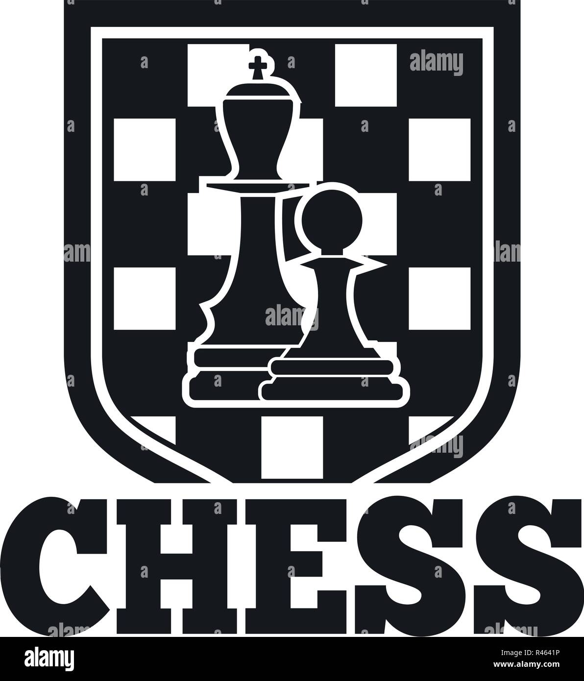 An hand drawn vector picture from series: The World's Great Chess Games.  Byrne - Fischer (The Game of the Century - 1956), pos Stock Vector Image  & Art - Alamy