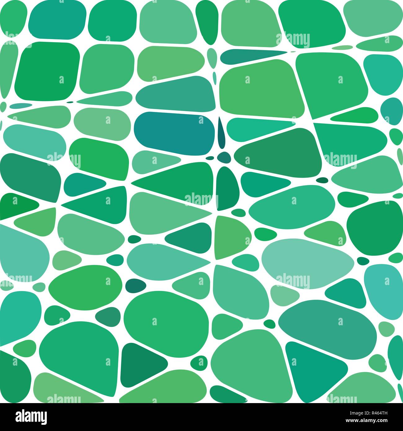 abstract vector stained-glass mosaic background - green and teal Stock ...