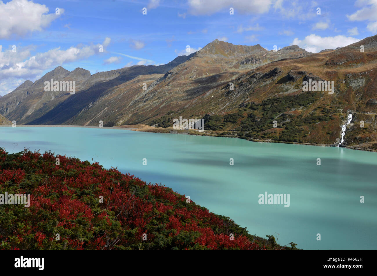 Austria The Silvretta Lake And Dam In The Montafon Vorarlberg Is