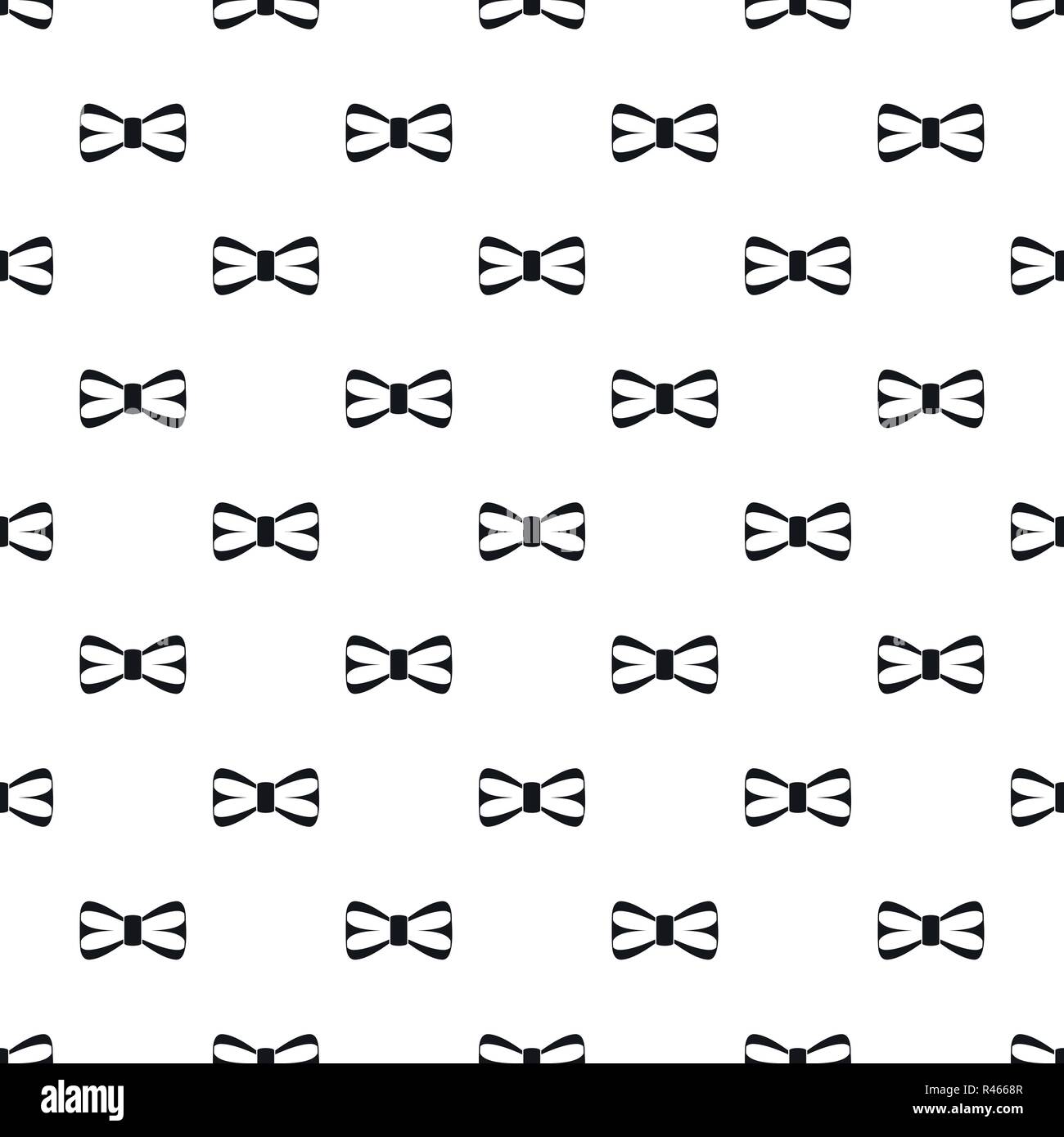 Elegant bow tie pattern seamless vector repeat geometric for any web design Stock Vector